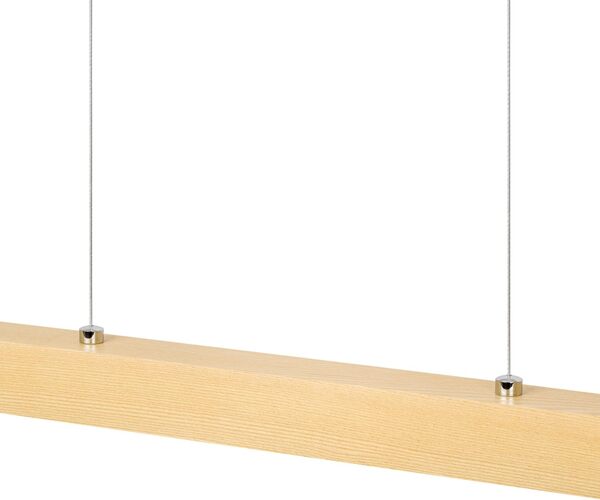 Lampe Pendante Suspension Luminaire Plafonnier LED Moderne Pour Salon Cuisine Chambre Frêne 60 cm DIMLED60KB-3K-ESCHE