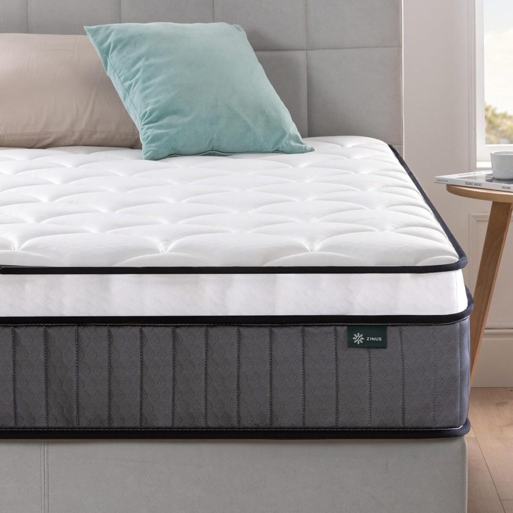 Test du matelas Zinus hybride mémoire de forme 25 cm