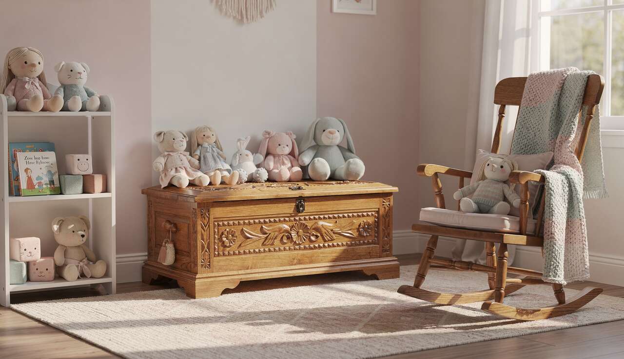 Coffre à jouets : déco et rangement pour la chambre de bébé