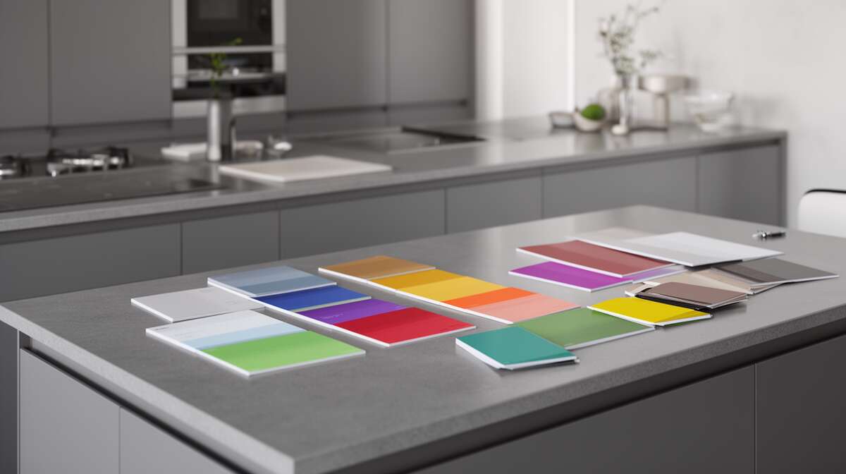 Oser les couleurs vives pour dynamiser une cuisine grise Oser les couleurs vives pour dynamiser une cuisine grise