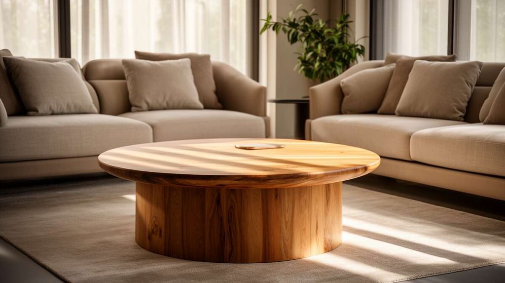 Table Basse Ronde : charme et Élégance pour Votre Salon
