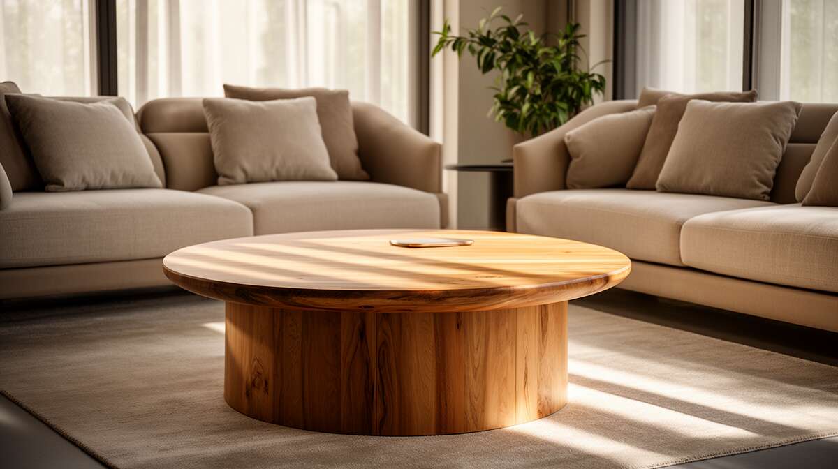 Table Basse Ronde : charme et Élégance pour Votre Salon