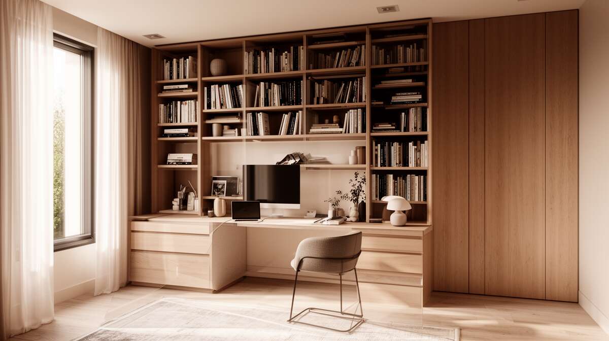 Conseils pour optimiser l'espace avec un bureau bibliothèque Conseils pour optimiser l'espace avec un bureau bibliothèque