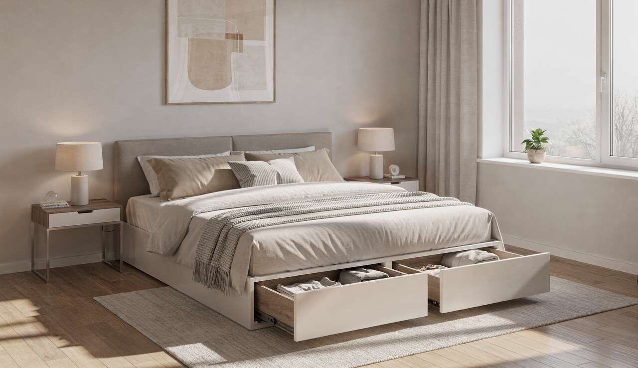 Lit avec rangement : optimisez votre chambre