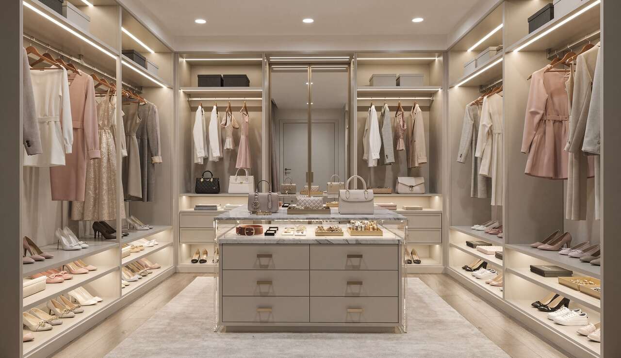 Les dimensions idéales pour un dressing Les dimensions idéales pour un dressing