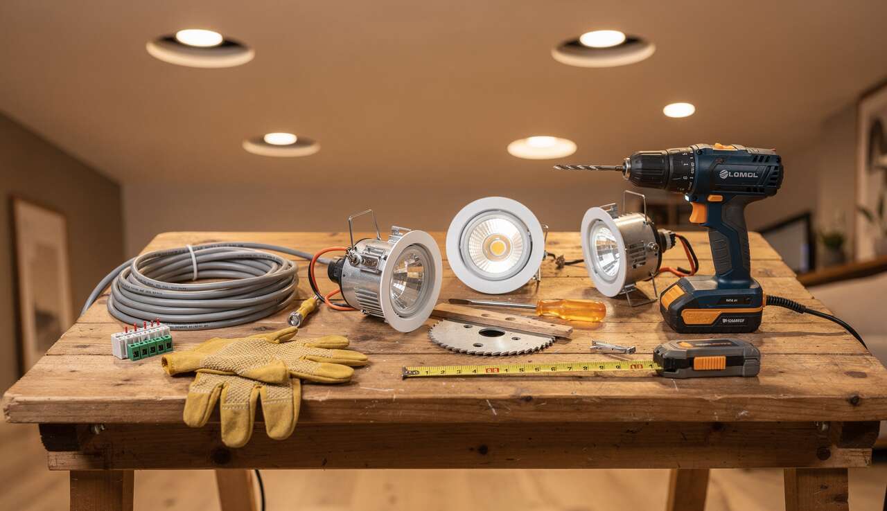 Comment installer des spots dans un plafond ?