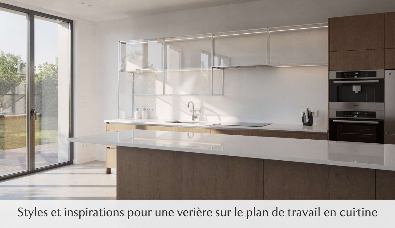 Les atouts d'une verri&egrave;re sur le plan de travail