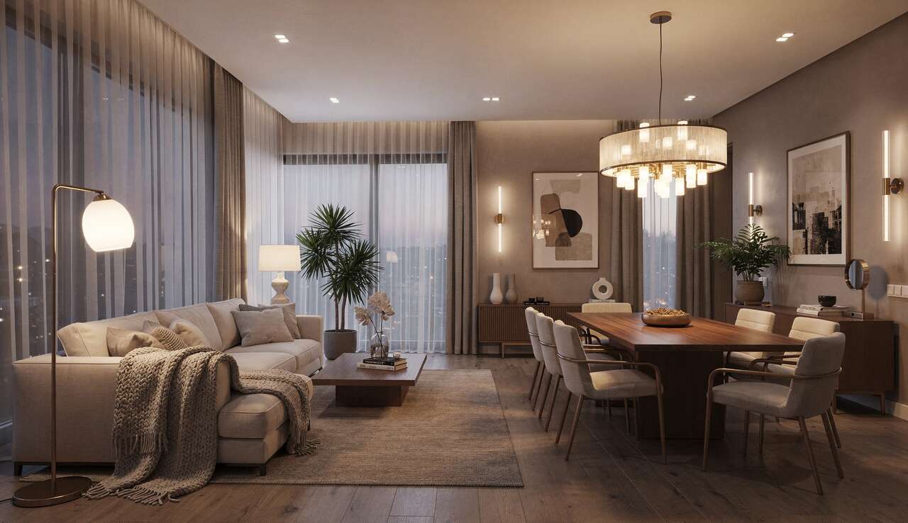 Exemples de luminaires pour salon et salle à manger Exemples de luminaires pour salon et salle à manger