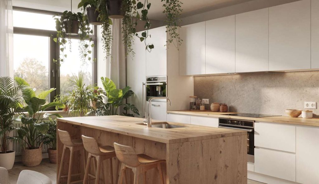 Cuisines vertes : 5 idées tendance et naturelles pour votre intérieur