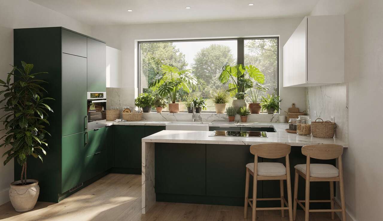 Inspiration déco : styles de cuisine verte tendance Inspiration déco : styles de cuisine verte tendance