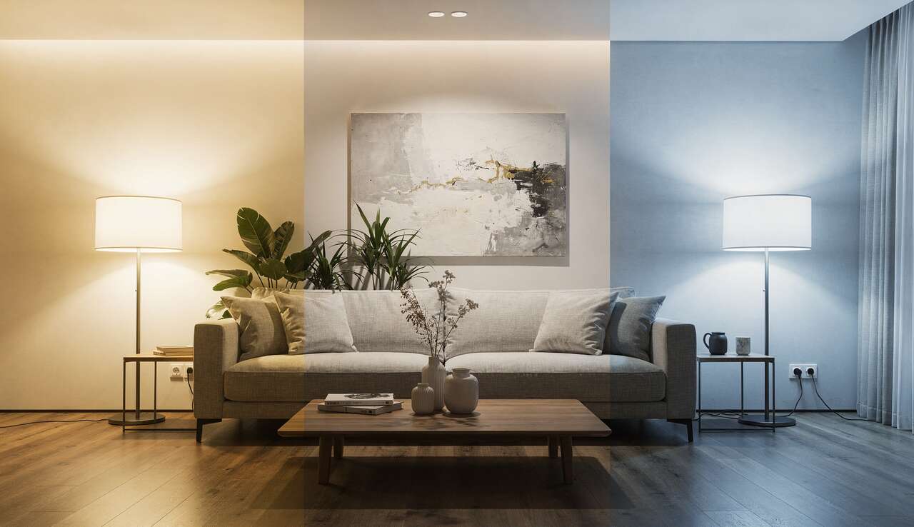 Les différentes nuances : blanc chaud, neutre et froid Les différentes nuances : blanc chaud, neutre et froid