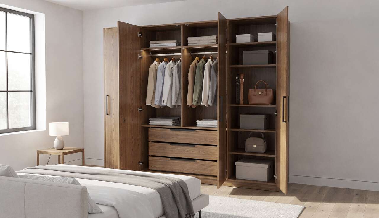 L'armoire à portes battantes : un classique indispensable L'armoire à portes battantes : un classique indispensable