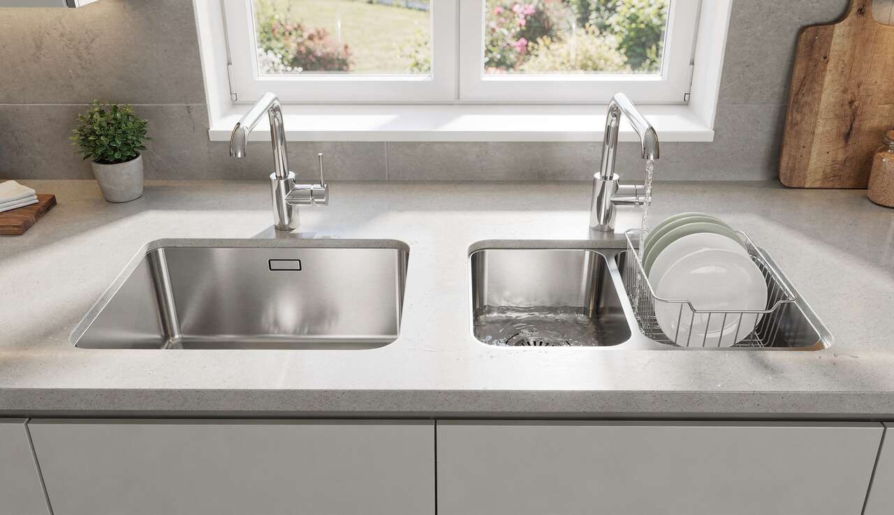 Comment choisir entre un ou deux bacs pour un &eacute;vier carr&eacute;