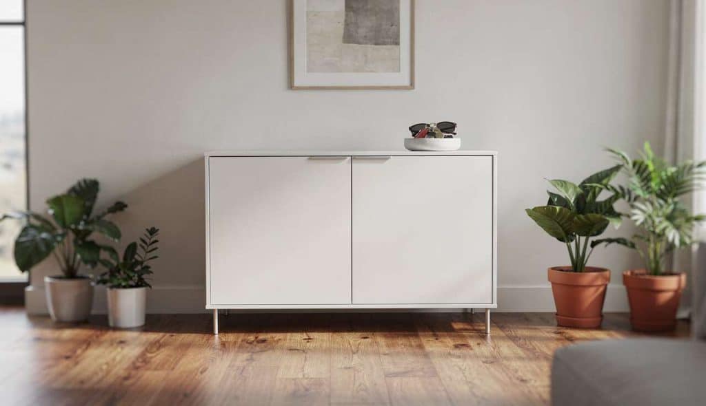 Meuble à chaussures blanc : illuminez votre intérieur