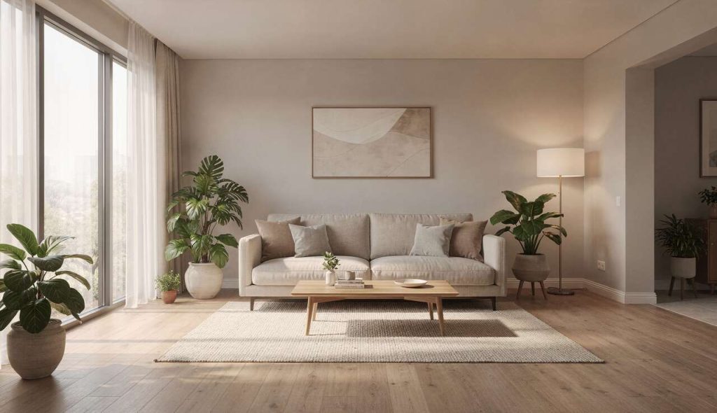 Placement Feng Shui du canapé dans le salon