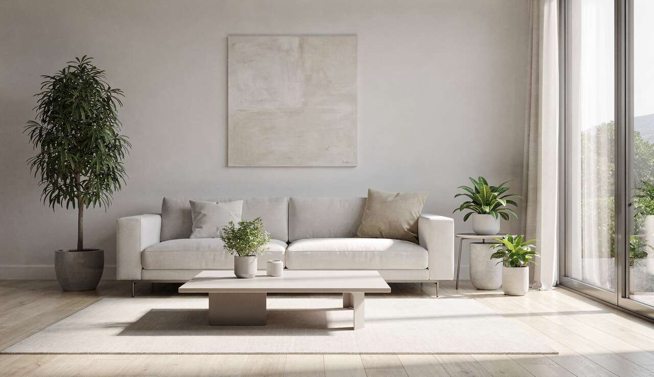 Int&eacute;grer les plantes dans le d&eacute;cor minimaliste