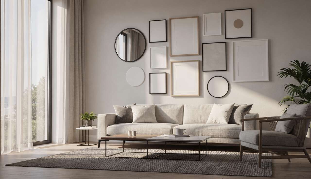 15 idées de cadres pour sublimer votre salon
