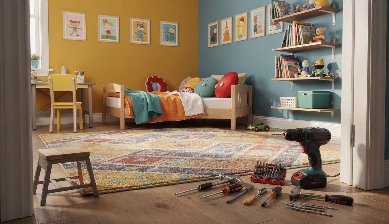 Créez une chambre d'enfant ludique et pratique