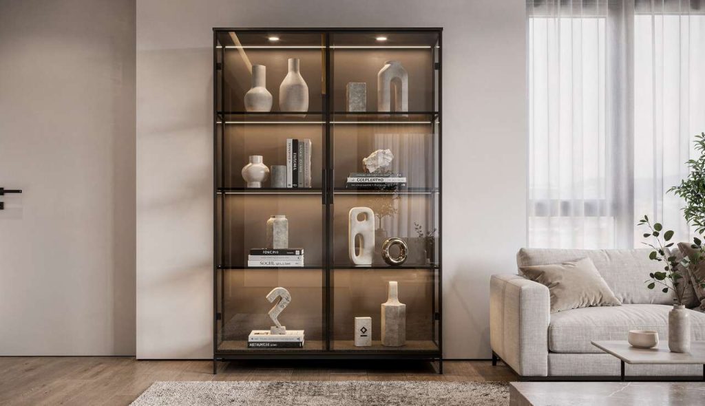 Meuble vitrine : l'alliance du rangement et de la décoration