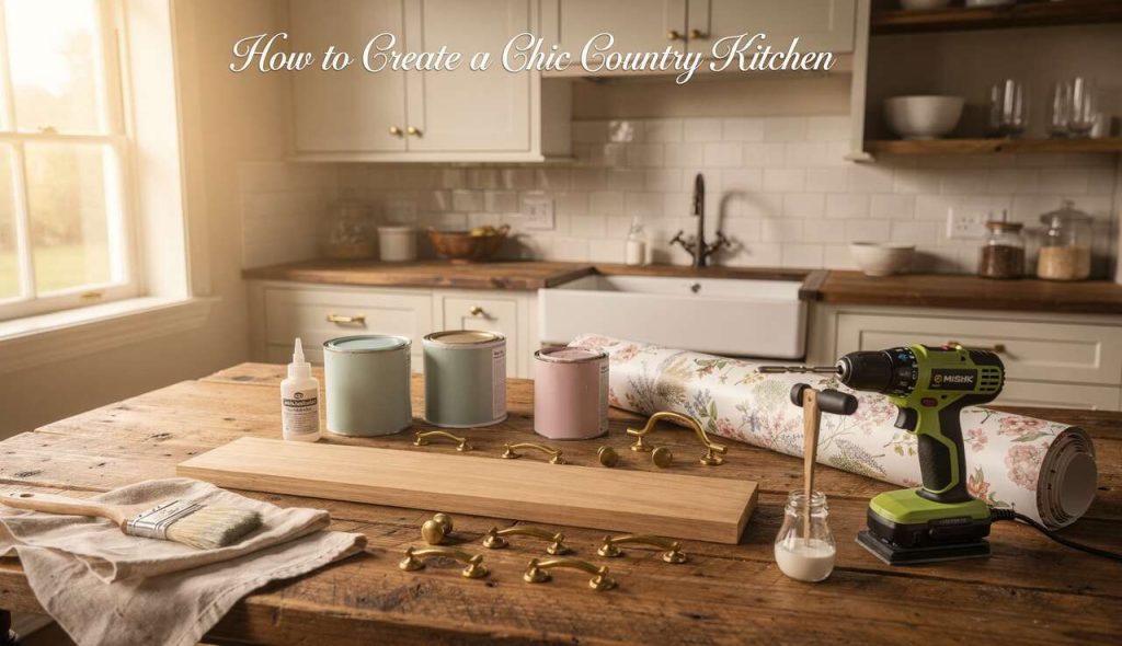 Comment créer une cuisine campagne chic ?