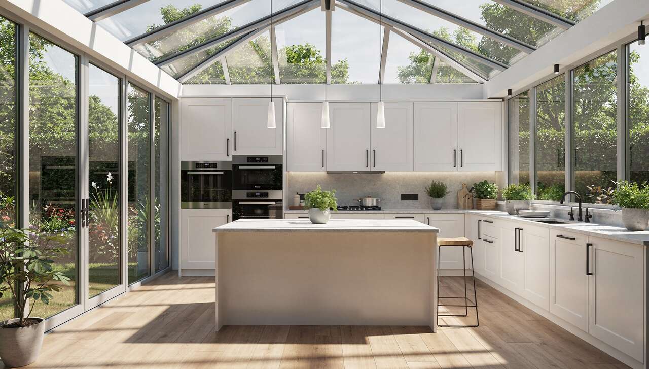 Cuisine en véranda : gagnez en lumière et espace