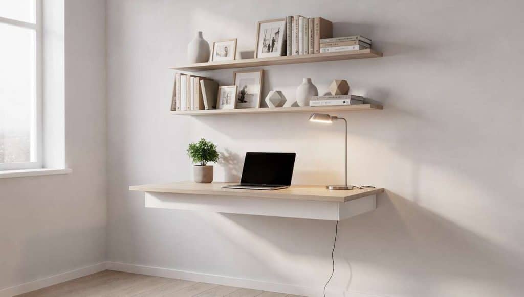 Bureau Petit et Compact : solutions Murales Optimales