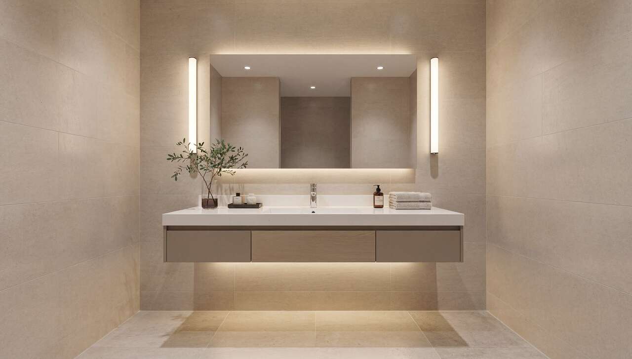 Quelle hauteur pour fixer ses meubles de salle de bain ?