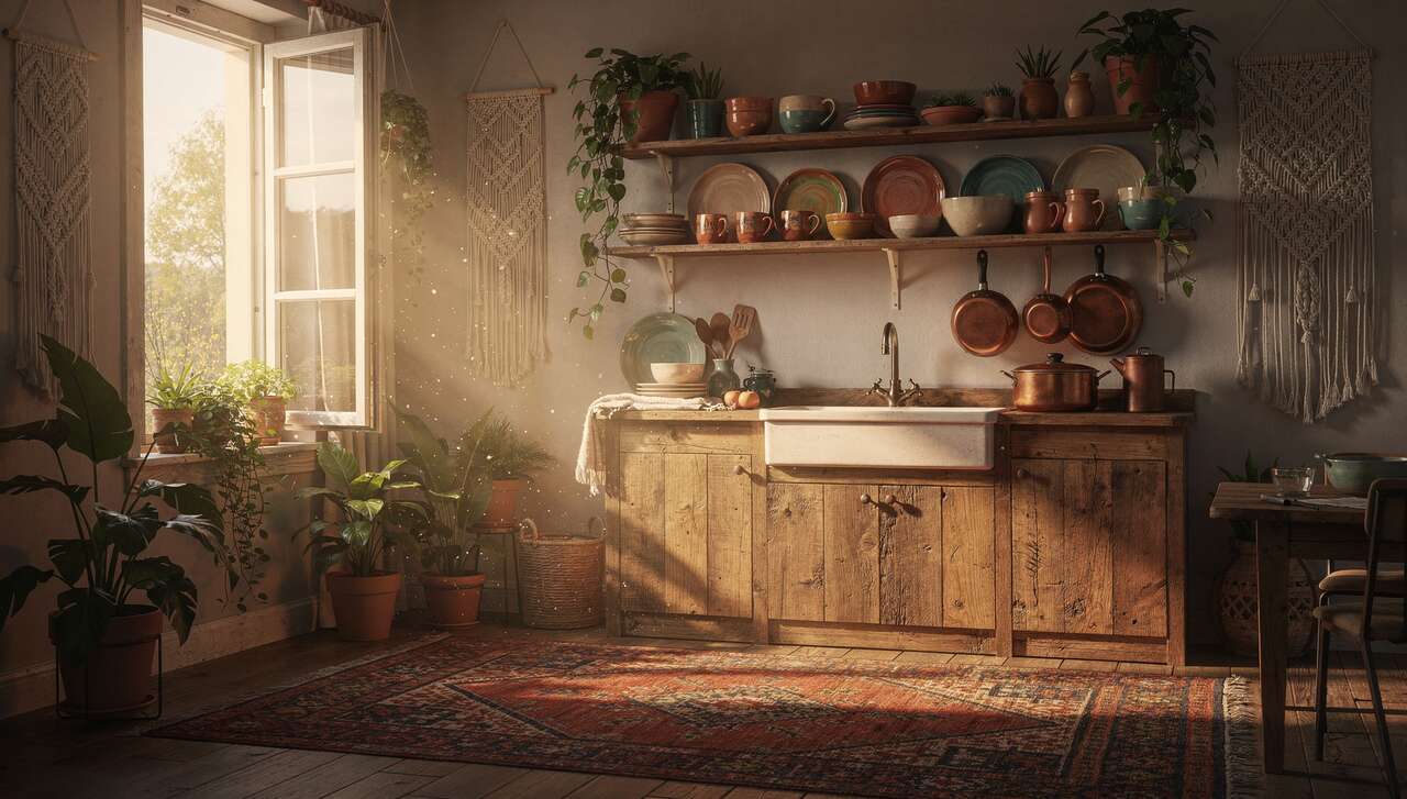 Indispensables pour une Décoration Bohème en Cuisine