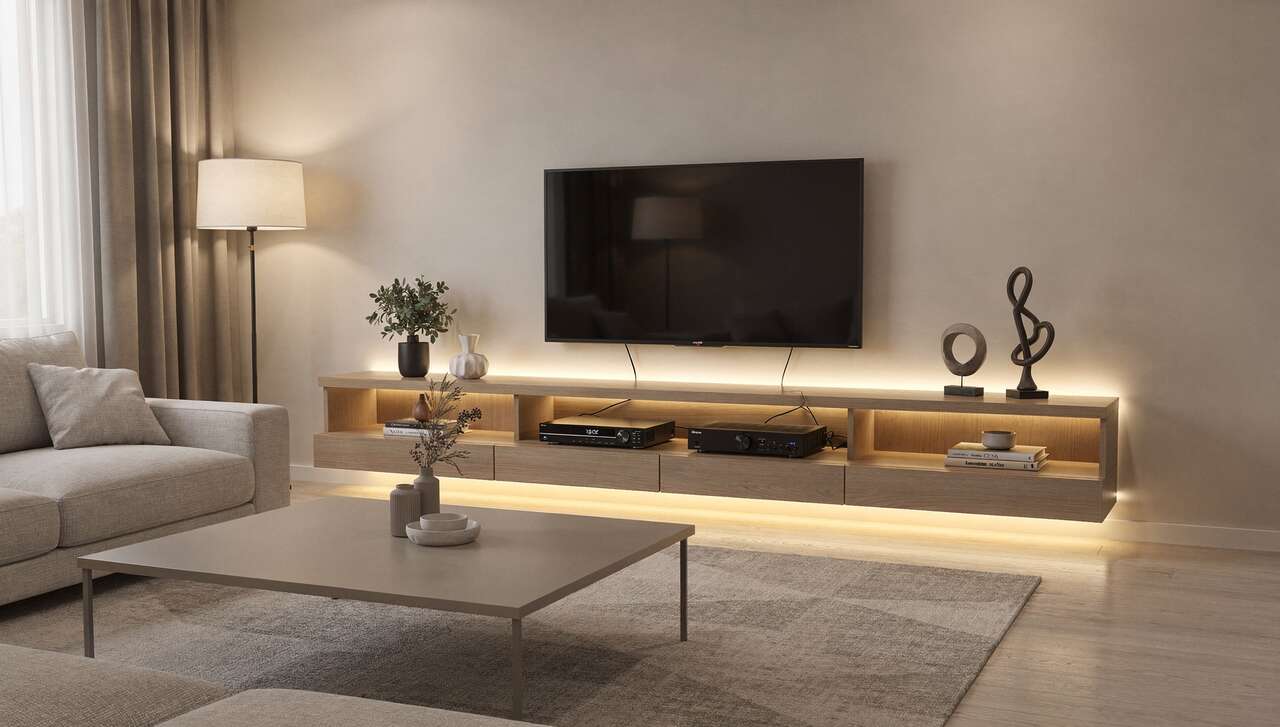 Ensemble meuble TV LED : pourquoi l'adopter ?