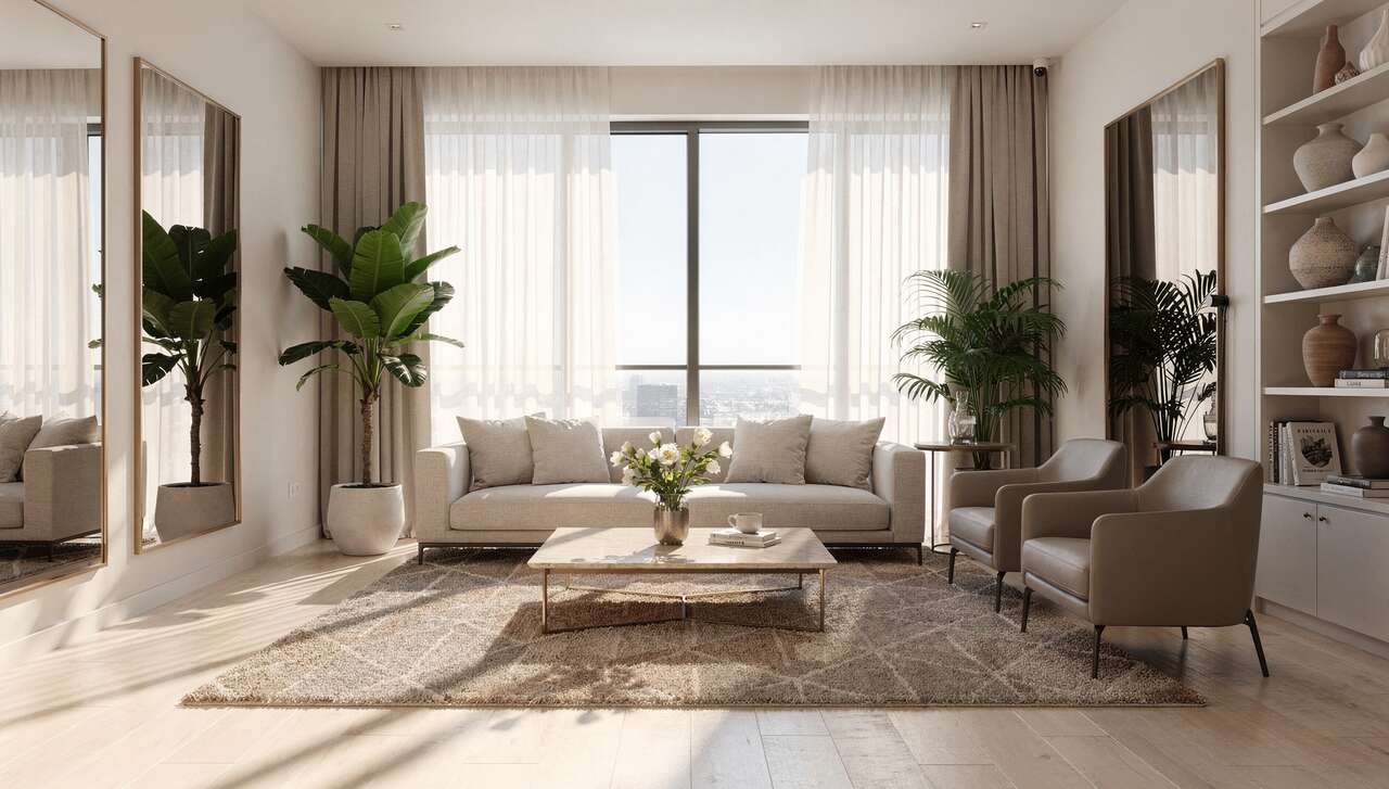 Le rôle des miroirs pour agrandir visuellement l'espace