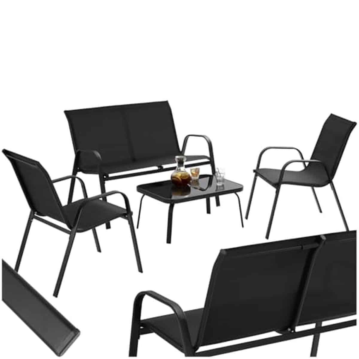 Test du salon de jardin TecTake® pour terrasse et balcon