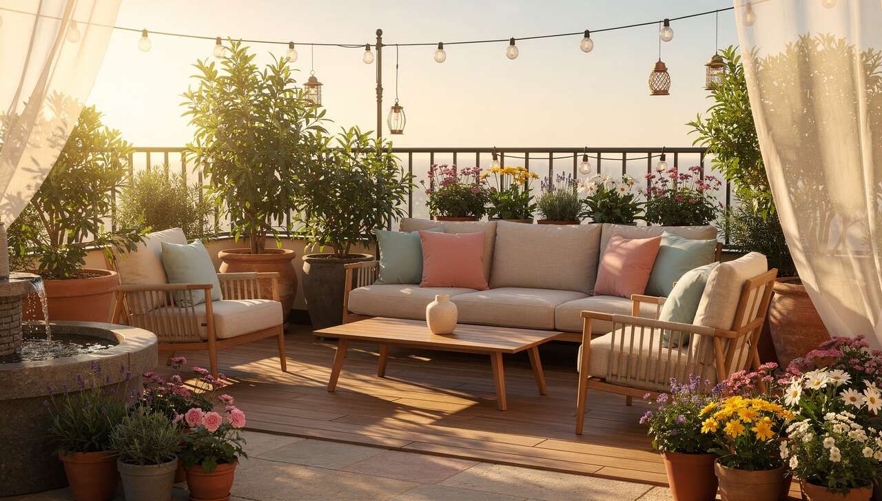 Aménagement grande terrasse : astuces essentielles
