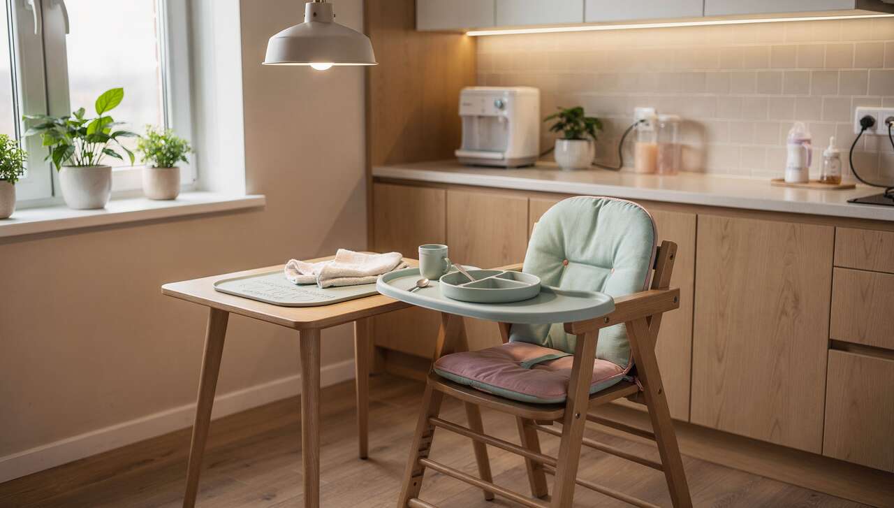 Organiser le coin repas dans la cuisine