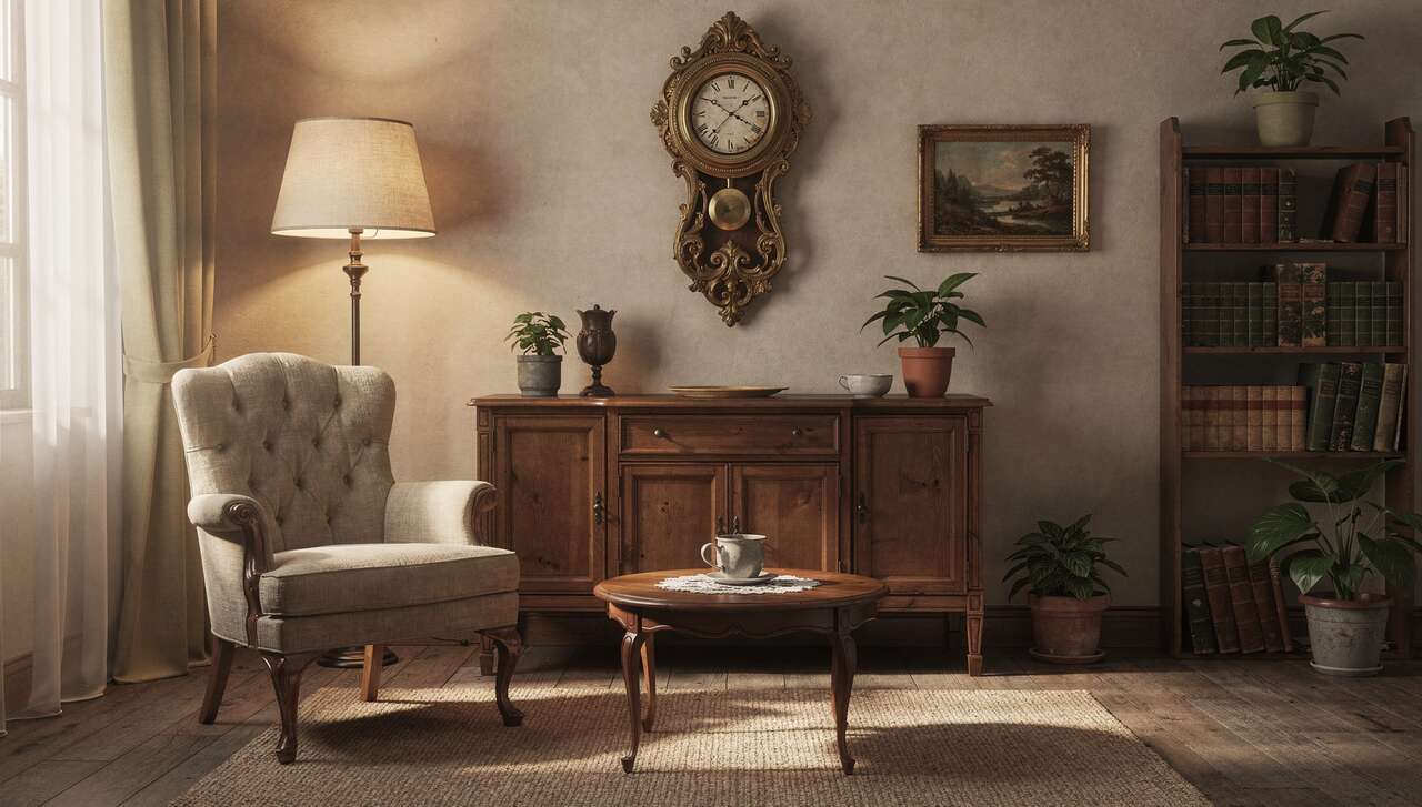 Décoration vintage : intégrez une horloge ancienne