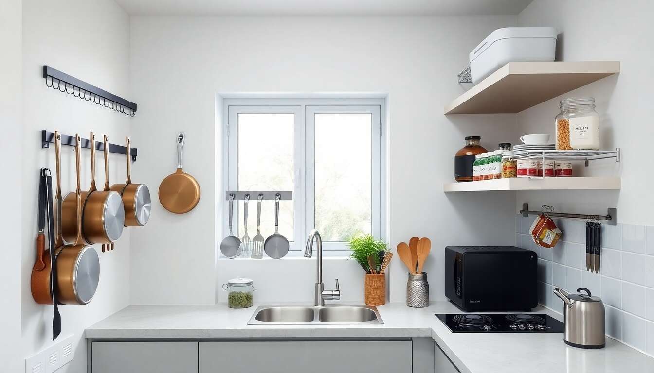 Optimiser l'espace vertical : des rangements astucieux