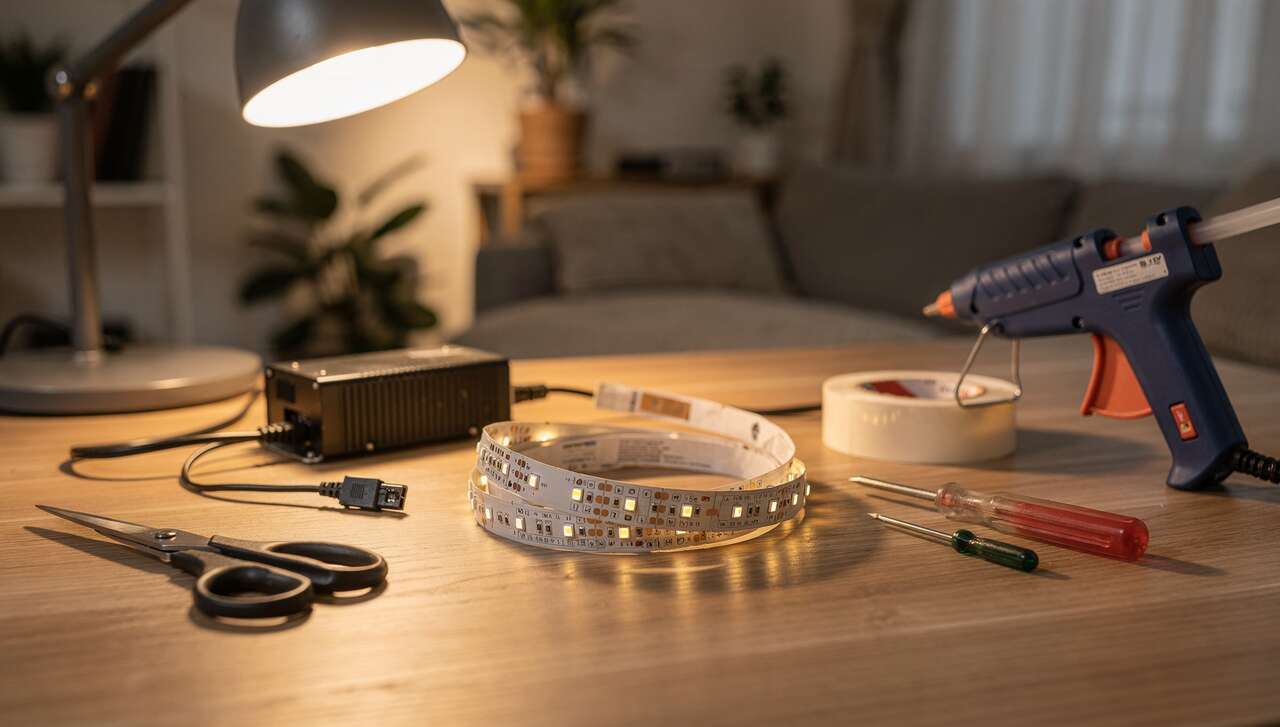 Comment utiliser le ruban à LED pièce par pièce ?