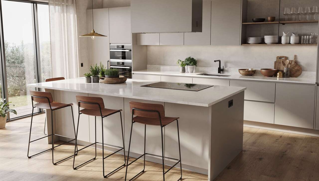 Design et convivialit&eacute; : l'&icirc;lot coin repas