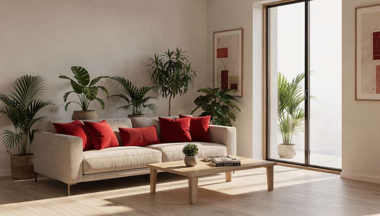 L'association du rouge et du vert pour un contraste naturel L'association du rouge et du vert pour un contraste naturel