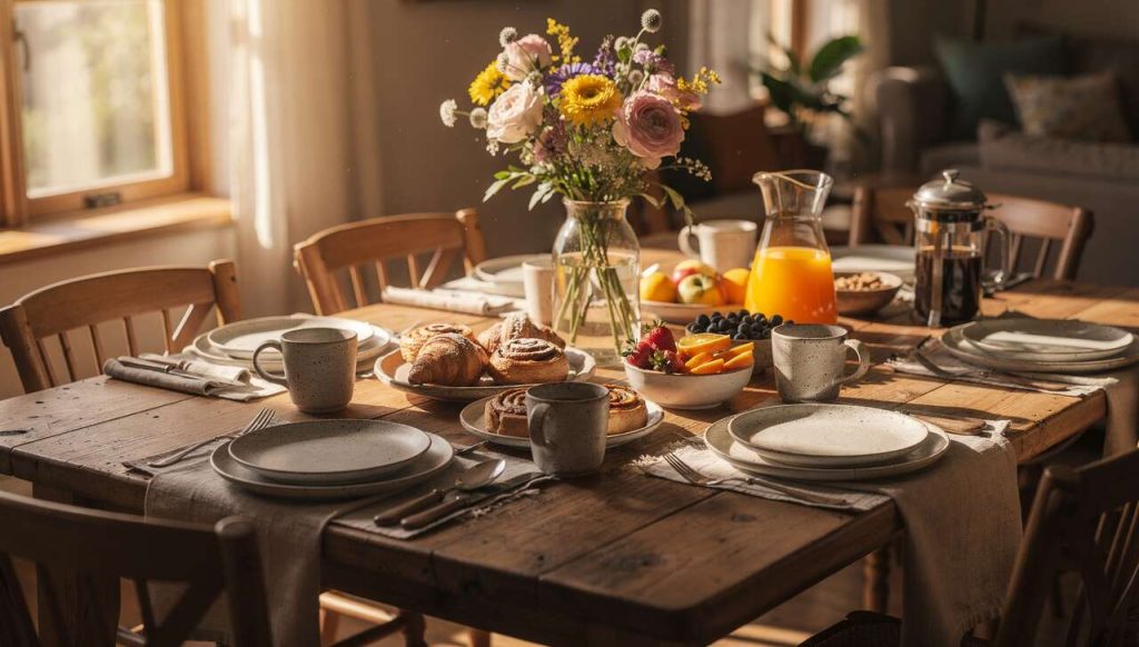 Déco pour un brunch chaleureux et convivial