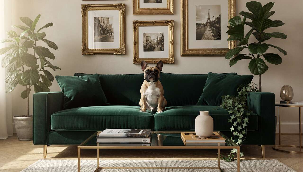 Le concept du style chien chic