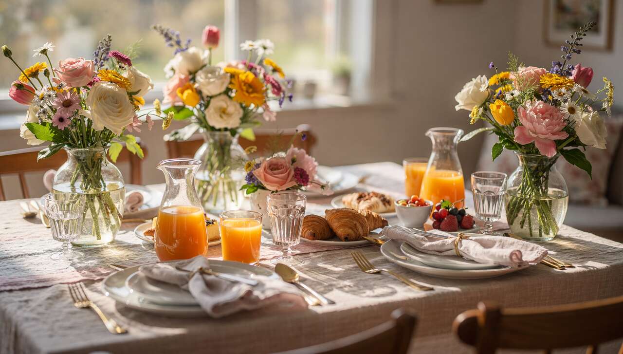 Int&eacute;grer des compositions florales pour une touche de fra&icirc;cheur