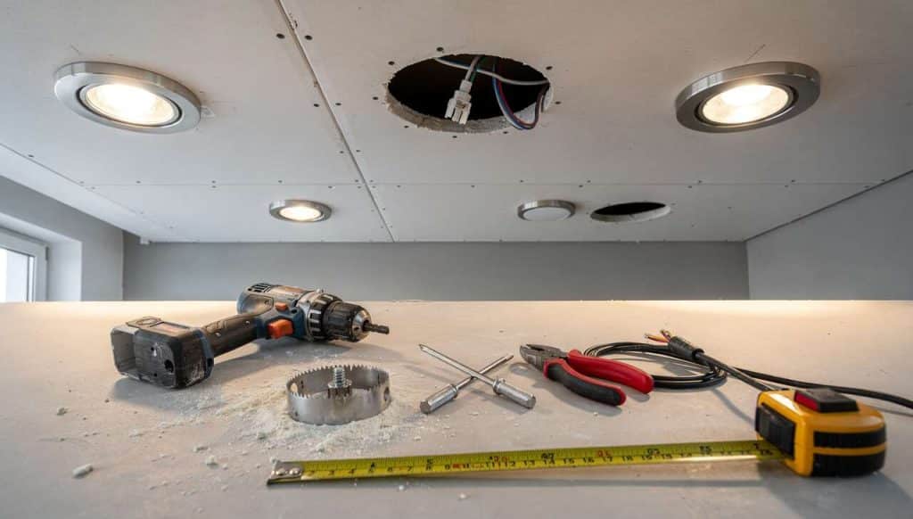 Installer des spots encastrés : guide complet