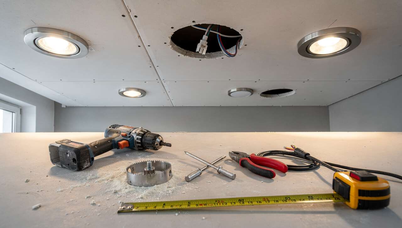 Installer des spots encastrés : guide complet