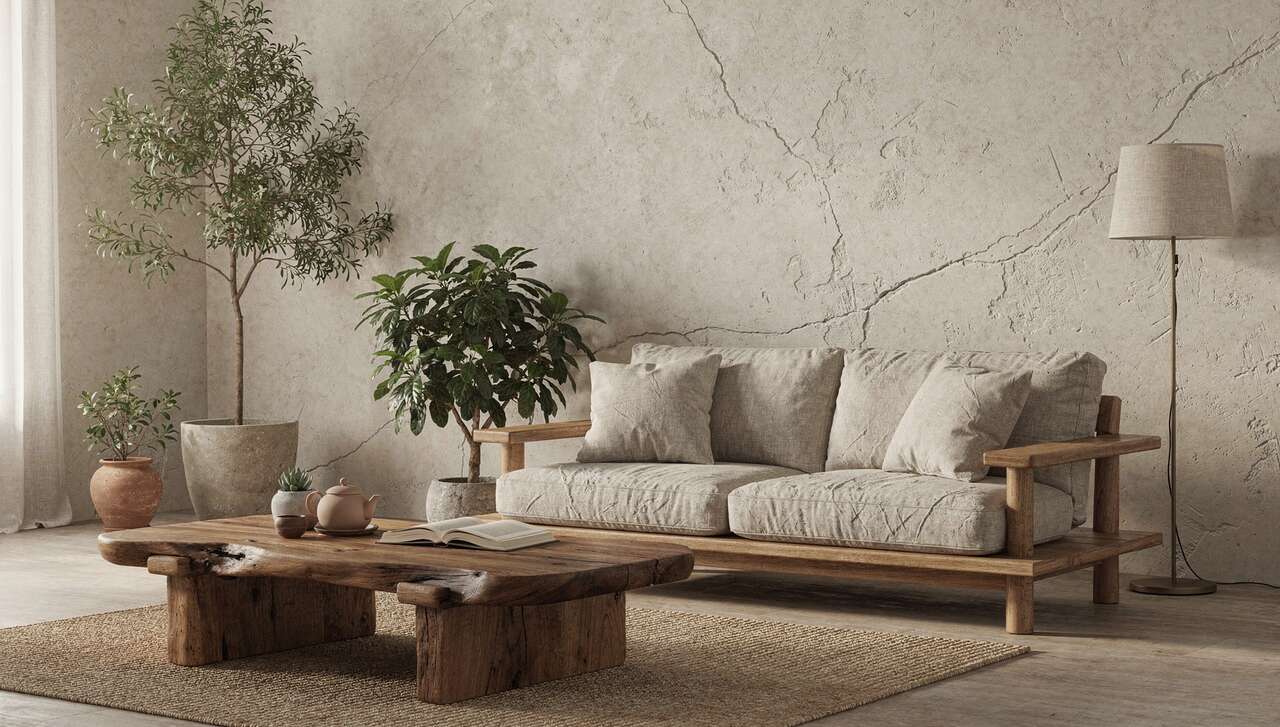 Inspiration naturelle : plantes et &eacute;l&eacute;ments organiques en d&eacute;co wabi-sabi