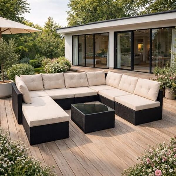 Découvrez notre test détaillé du salon de jardin Générique en résine tressée : un mobilier modulable idéal pour sublimer votre espace extérieur grâce à son design pratique et élégant.