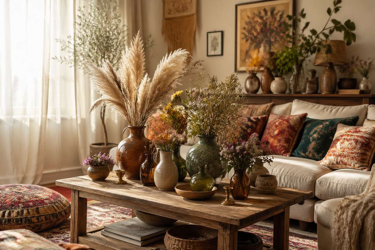 Adaptez le vase &agrave; l'esprit boh&egrave;me ou champ&ecirc;tre