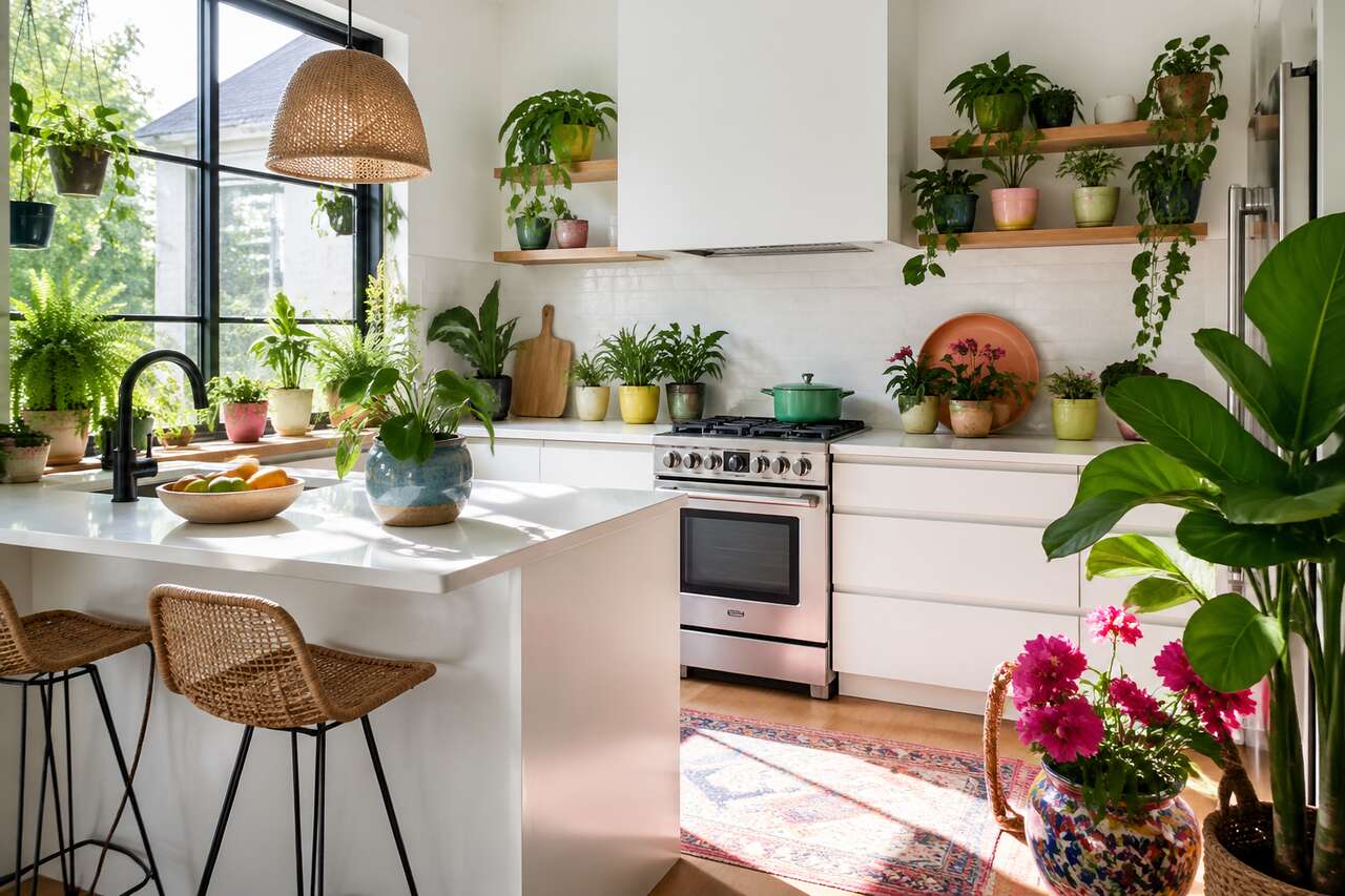 Apporter de la couleur gr&acirc;ce aux plantes d'int&eacute;rieur