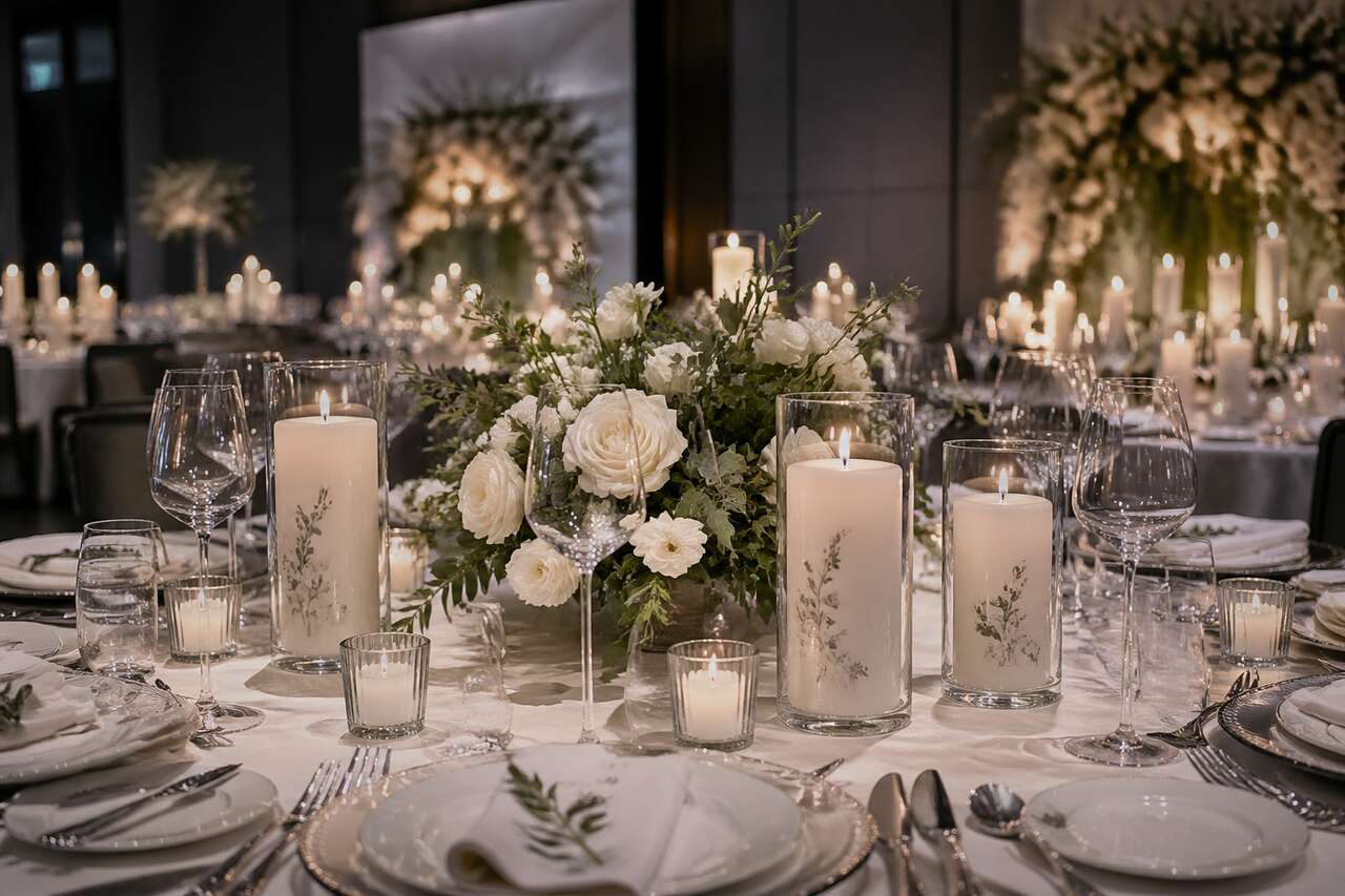 Les bougies de mariage personnalis&eacute;es : la tendance phare de 2026
