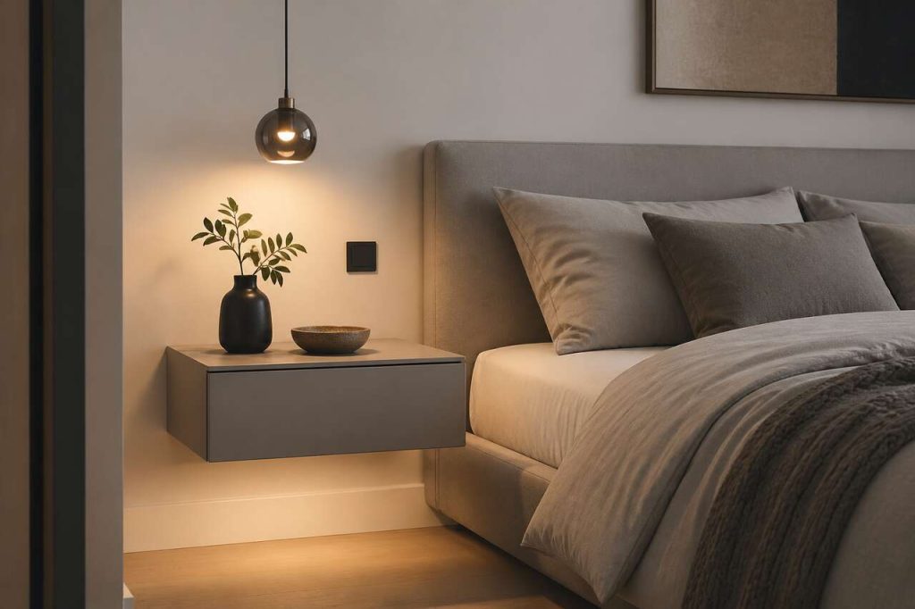 Chevet suspendu : idées design pour votre chambre