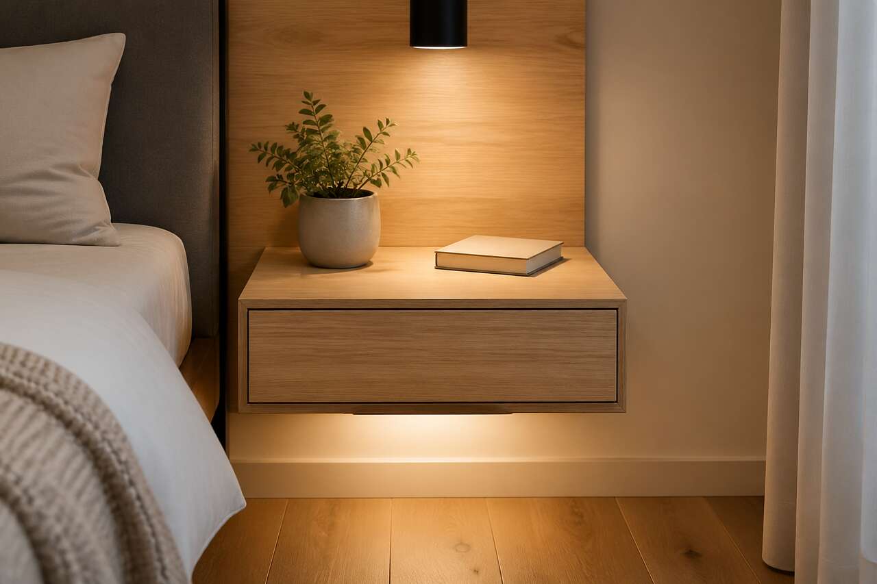 Styles de chevets suspendus : du minimalisme au design audacieux Styles de chevets suspendus : du minimalisme au design audacieux